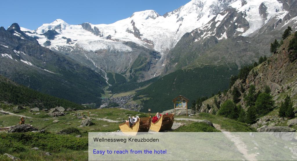 Hotel Restaurant Mattmarkblick Saas-Almagell Extérieur photo